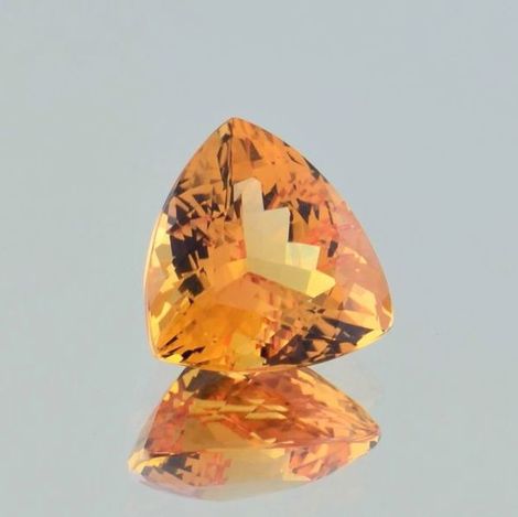 Imperial Topas, Trillion facettiert (4,58 ct.) aus Brasilien (Ouro Preto)