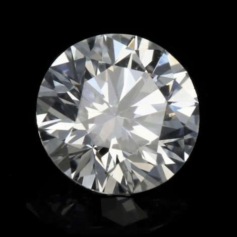 Diamond round brilliant feines white (F) loupe clean 1.01 ct