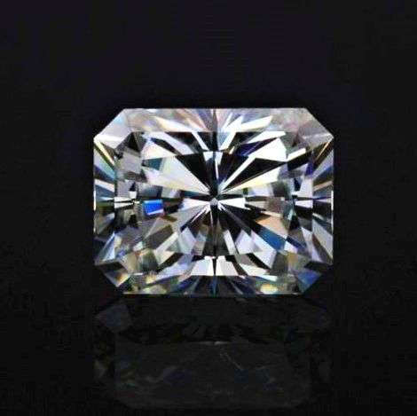 Diamant Radiant feines Weiss F lupenrein 0,51 ct