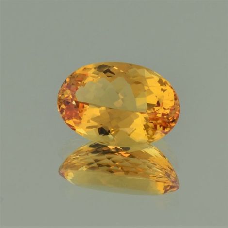 Imperial-Topas oval gelborange unbehandelt 6,99 ct.