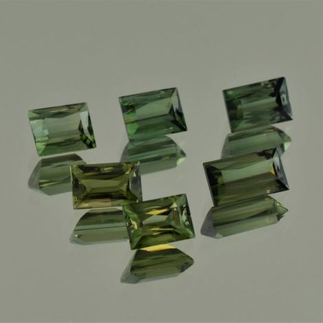 Turmalin Lot Rechtecke grün 10,65 ct Turmalin Lot Rechtecke grün 10,65 ct