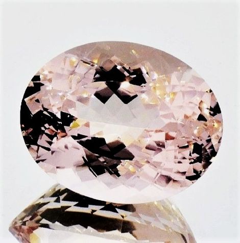 Morganite oval pink 57.66 ct