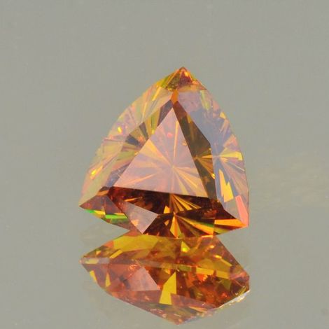 Sphalerite Design-Trillion orange yellow 10.61 ct