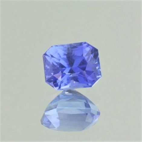 Saphir, Achteck-Princess facettiert (2,28 ct.) aus Sri Lanka