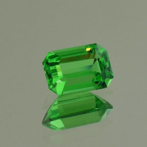 Tsavorite Garnet octagon intense grass green 2.54 ct Tsavorite Garnet octagon intense grass green 2.54 ct