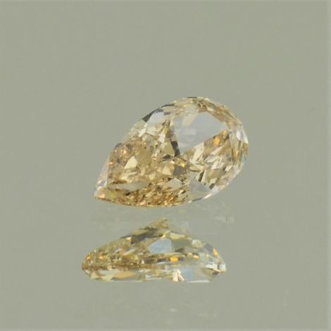 Farbdiamant, Tropfen brillantiert (0,53 ct.) aus Afrika