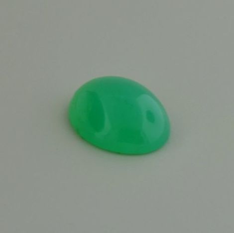 Chrysopras Cabochon oval grün 5,48 ct