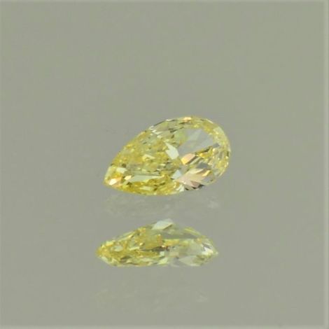 Farbdiamant, Tropfen brillantiert (0,26 ct.) aus Afrika