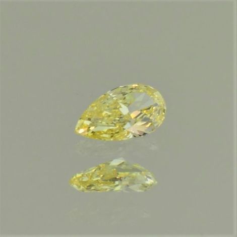 Farbdiamant, Tropfen brillantiert (0,26 ct.) aus Afrika Farbdiamant, Tropfen brillantiert (0,26 ct.) aus Afrika