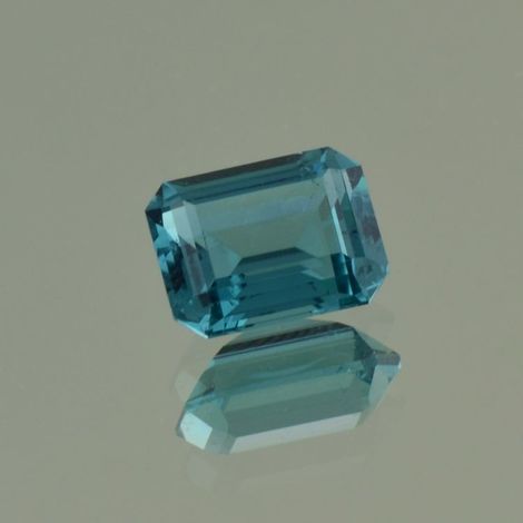 Indigolith, Achteck facettiert (3,10 ct.) aus Namibia (Erongo Region)