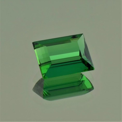 Verdelith, Rechteck facettiert (5,22 ct.) aus Brasilien Verdelith, Rechteck facettiert (5,22 ct.) aus Brasilien
