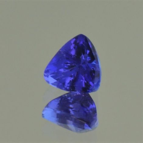 Tanzanite trillion intense blue 1.56 ct