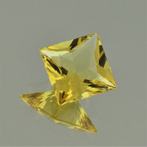 Goldberyll, Princess facettiert (3,67 ct.) aus Brasilien