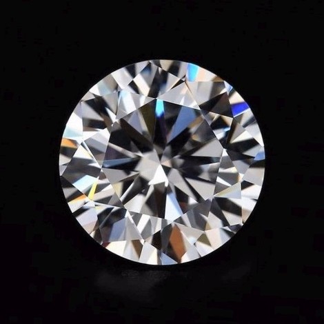 Diamant Brillant leicht getöntes Weiss lupenrein 0,51 ct