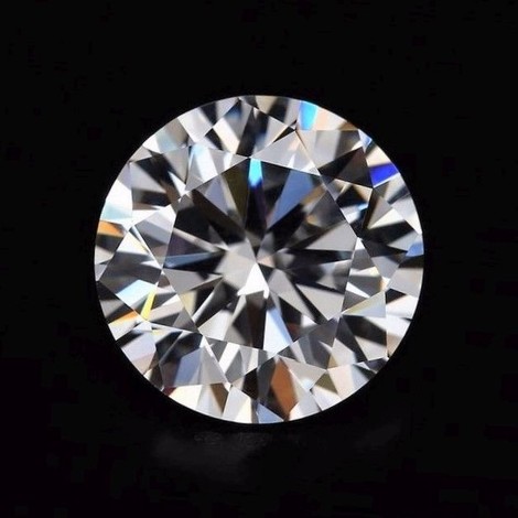 Diamond round brilliant leicht getöntes white loupe clean 0.51 ct