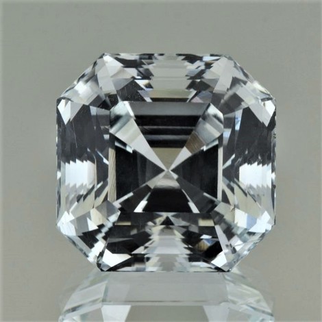Topaz octagon colorless untreated 60.54 ct