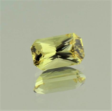 Chrysoberyl octagon-princess yellow 3.46 ct.