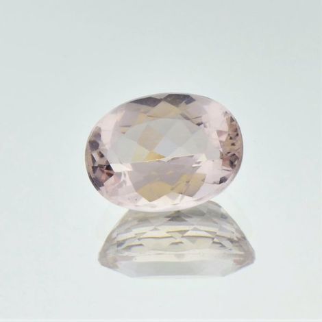 Morganite oval very light pink 4.27 ct