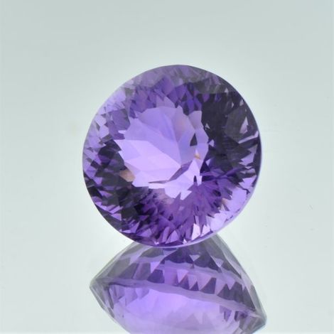 Amethyst Design-Rund intensives Lila 21,47 ct Amethyst Design-Rund intensives Lila 21,47 ct