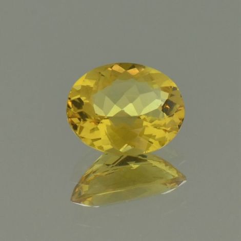 Goldberyll oval gelb 3,22 ct