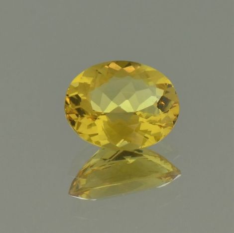 Goldberyll, Oval facettiert (3,22 ct.) aus Brasilien