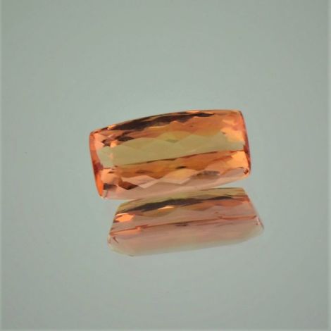 Imperial Topaz cushion pinkish orange 3.11 ct