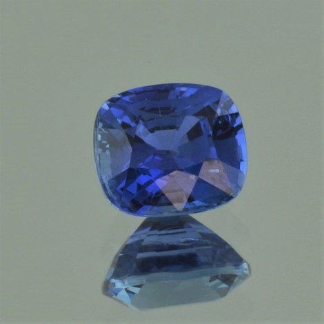 Burma Sapphire cushion blue unheated 3.28 ct.