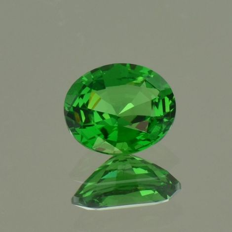 Tsavorit, Oval facettiert (2,20 ct.) aus Kenia (Taita Hills)