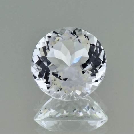 Edelberyll Goshenit rund farblos 12,12 ct
