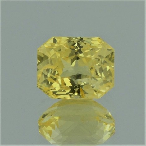 Saphir, Achteck-Princess facettiert (5,99 ct.) aus Sri Lanka