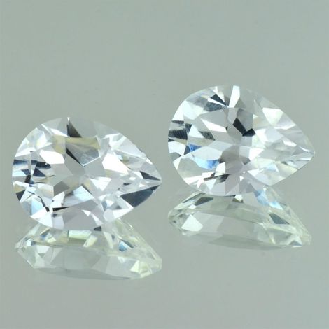 Topas Duo Tropfen farblos 39,61 ct.