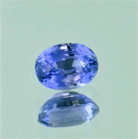 Spinel oval blue untreated 2.12 ct