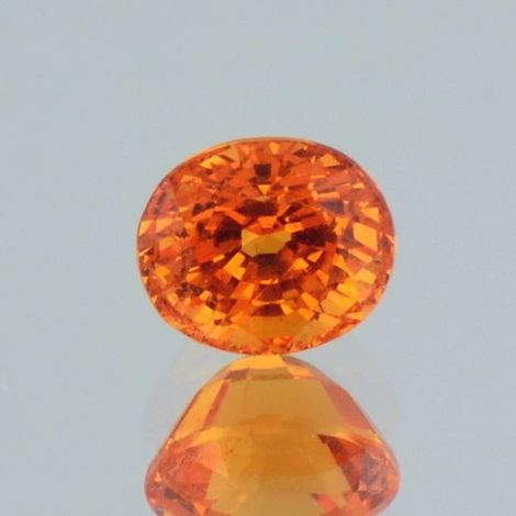 Mandarin-Granat oval intensives Orange 2,56 ct