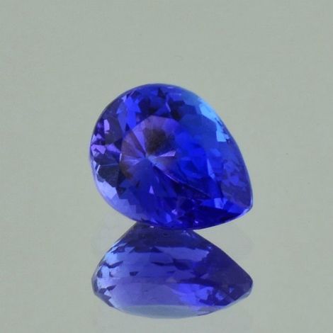 Tanzanite pear intense blue 2.50 ct