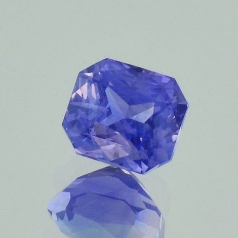 Saphir, Achteck-Princess facettiert (3,51 ct.) aus Sri Lanka (Ratnapura)