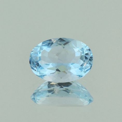 Aquamarin, Oval facettiert (5,32 ct.) aus Kenia