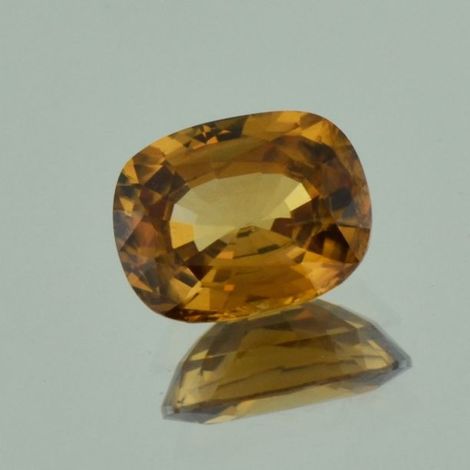 Zircon cushion brownish yellow 7.17 ct