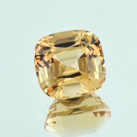 Tourmaline cushion yellow 12.23 ct