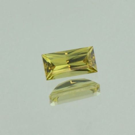 Zirkon Rechteck gelbgrün 1,34 ct