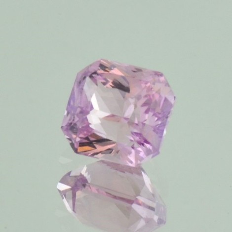 Sapphire octagon-princess light pink unheated 3.54 ct