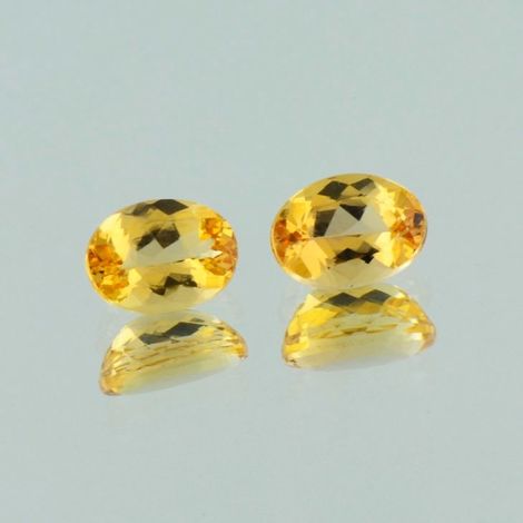 Imperial Topas Duo, Oval facettiert (3,11 ct.) aus Brasilien (Ouro Preto)