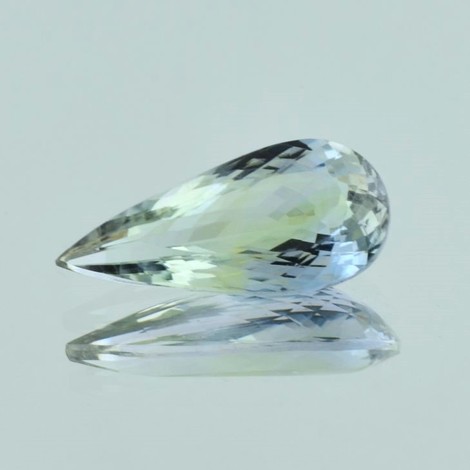 Zoisit, Tropfen facettiert (9,08 ct.) aus Tansania (Gilewy Hills)