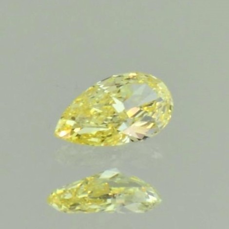 Farbdiamant, Tropfen brillantiert (0,26 ct.) aus Afrika