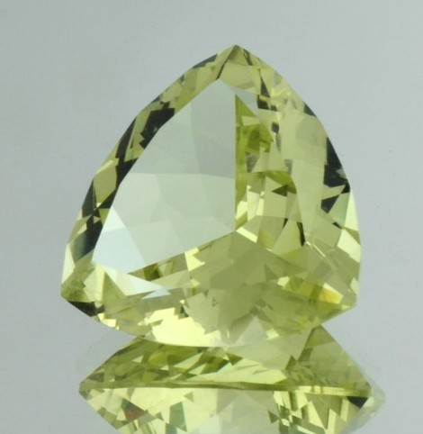 Heliodor Beryll Trillion grünlich gelb 40,33 ct