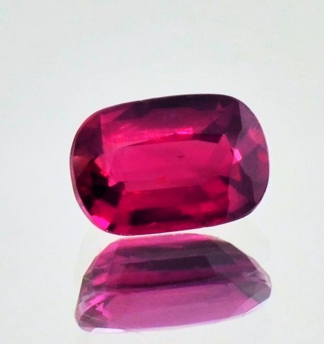 Ruby cushion red unheated 3.05 ct.
