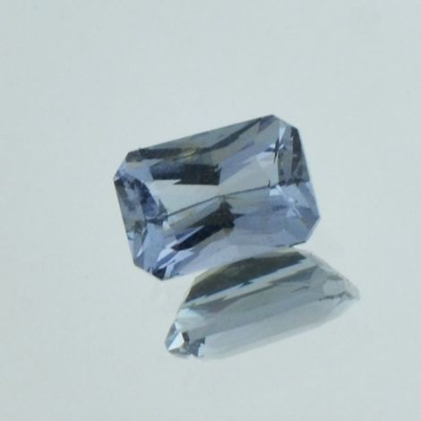 Spinel octagon grayish light blue 1.93 ct