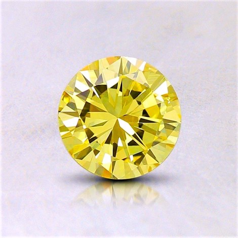 Farbdiamant, Brillant (0,38 ct.) aus Afrika