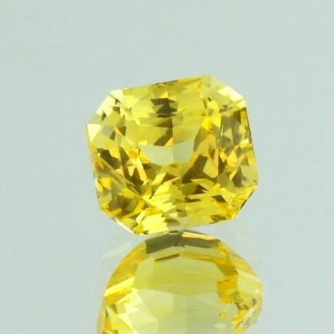 Saphir, Achteck-Princess facettiert (4,14 ct.) aus Sri Lanka