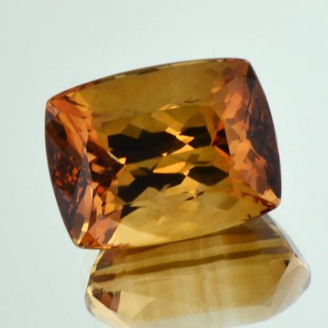 Topas antik-rechteck orangebraun 43,85 ct