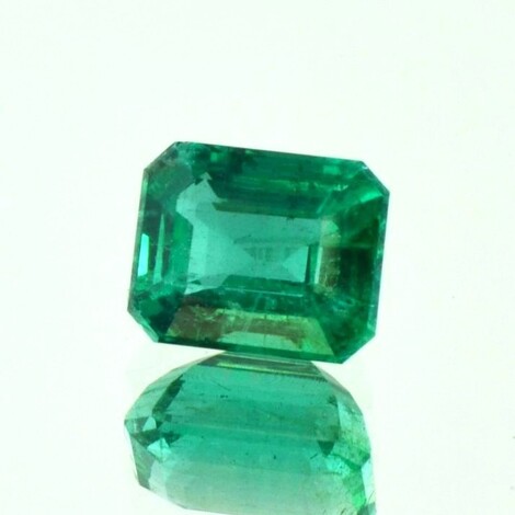 Smaragd octagon grün 3,56 ct.